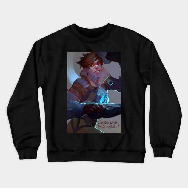 Male Tracer Crewneck Sweatshirt by Emilyena